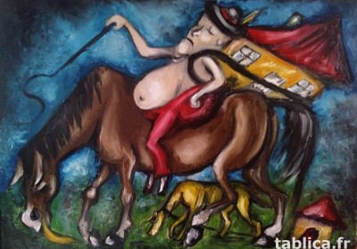 Sprzedam dwa obrazy olejne 100cm x 70cm