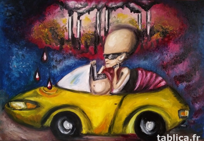 Sprzedam dwa obrazy olejne 100cm x 70cm 1