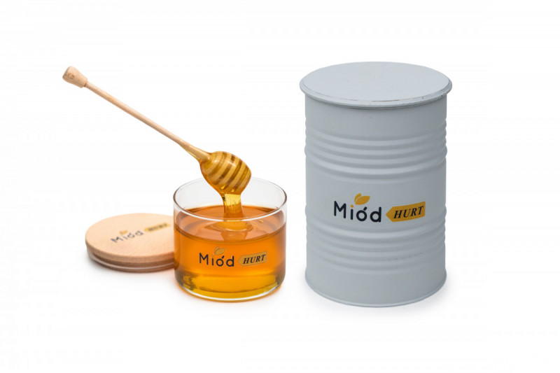 Miód naturalny w beczkach 290-295 g 3