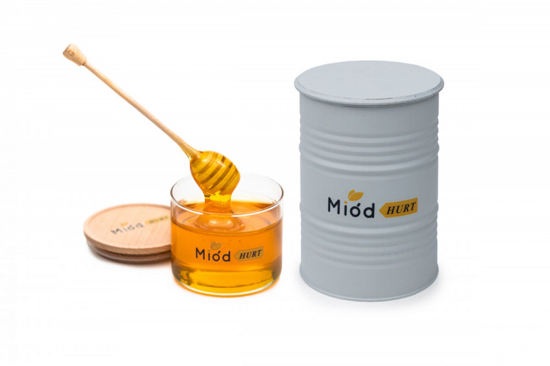 Miód naturalny w beczkach 290-295 g 4