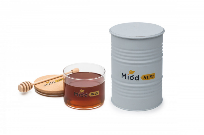 Miód naturalny w beczkach 290-295 g 6