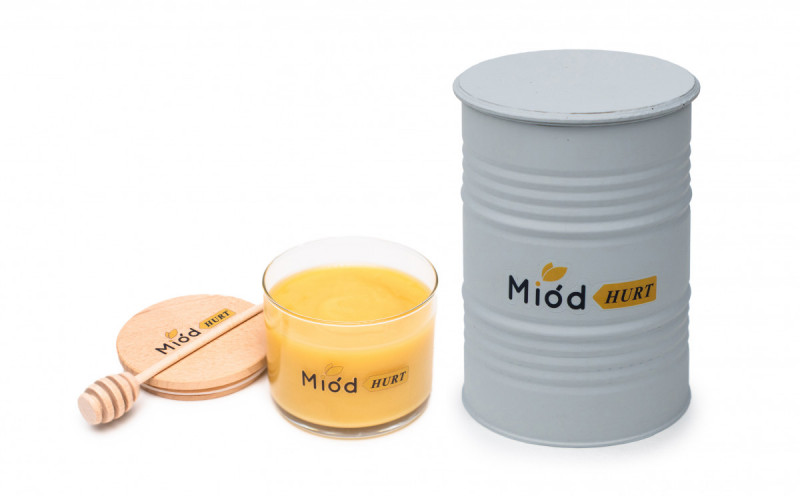 Miód naturalny w beczkach 290-295 g 7