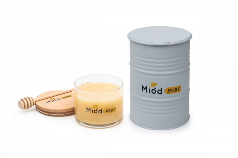 Miód naturalny w beczkach 290-295 g 8