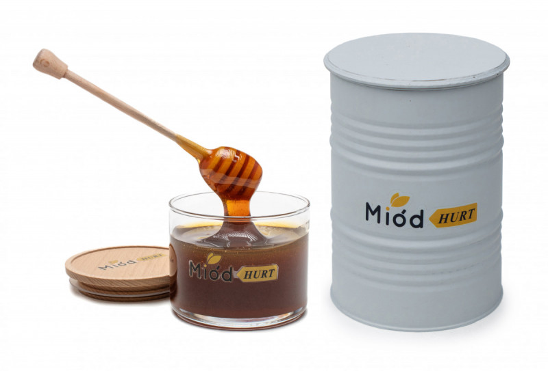 Miód naturalny w beczkach 290-295 g 9