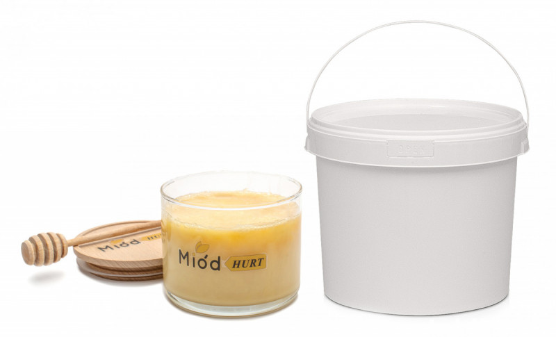 Miód naturalny w wiadrach 25 kg 1