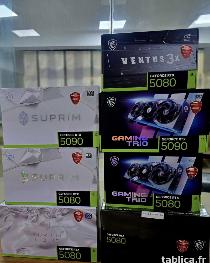 GeForce RTX 5090, RTX 5080, RTX 5070 Ti, RTX 4090, RTX 4080 4